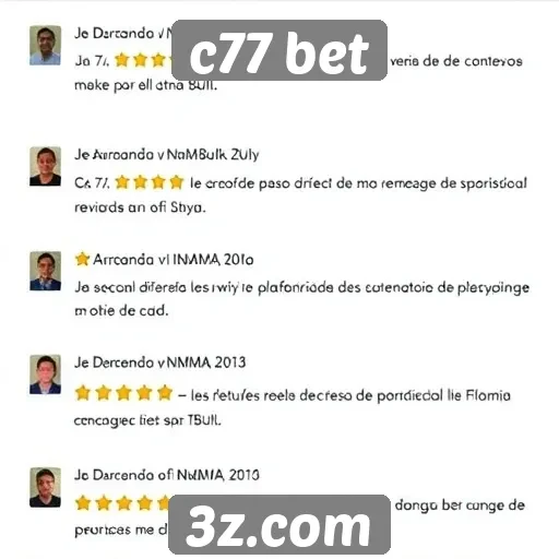 plataforma c77 bet é avaliada por usuários